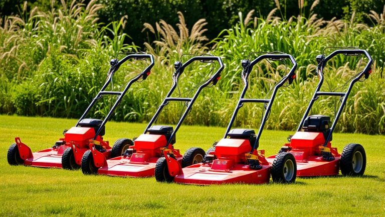 top walk behind brush mowers