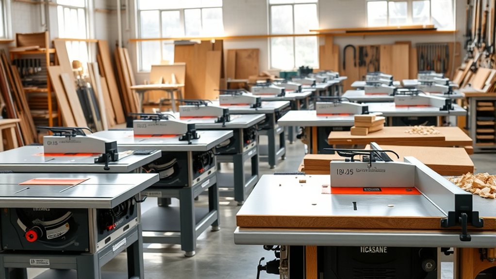 top woodworking table saws