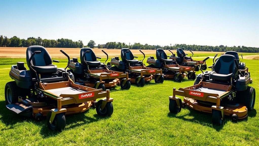 top zero turn lawn mowers