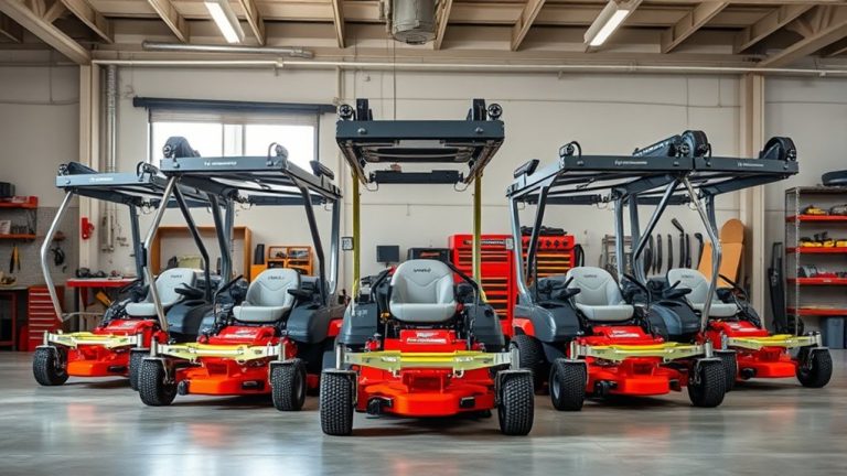 top zero turn mower lifts