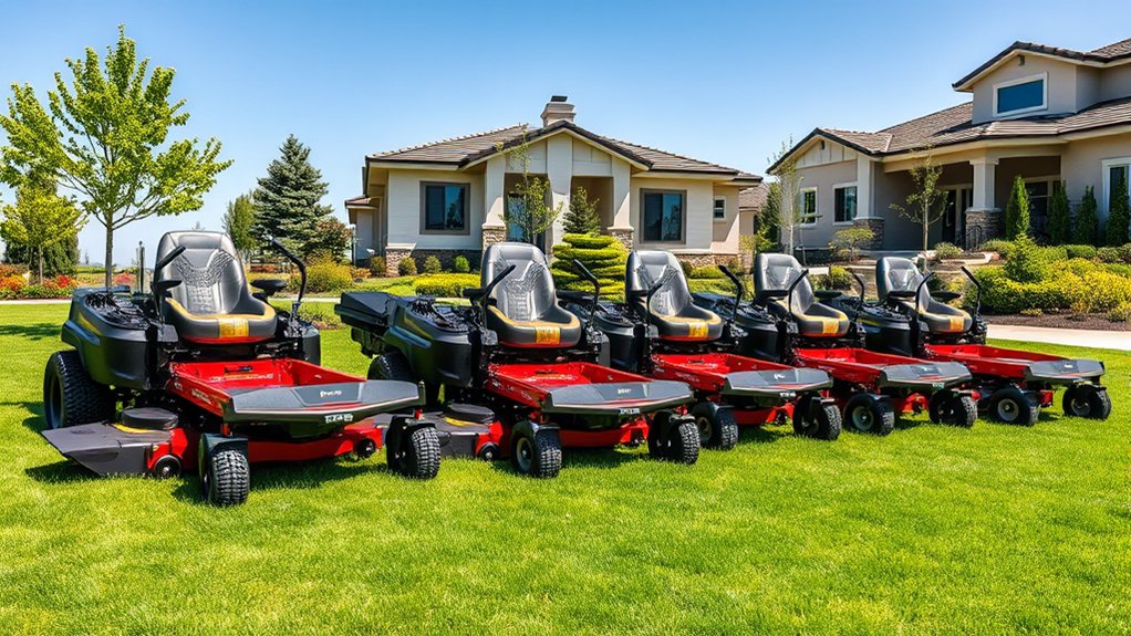 top zero turn mower picks