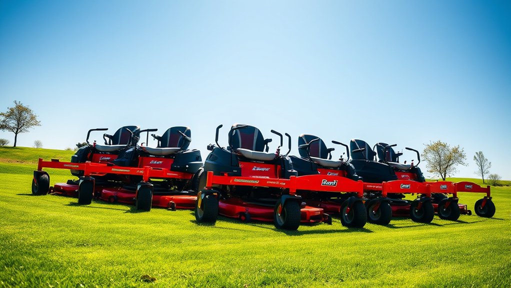 top zero turn mowers