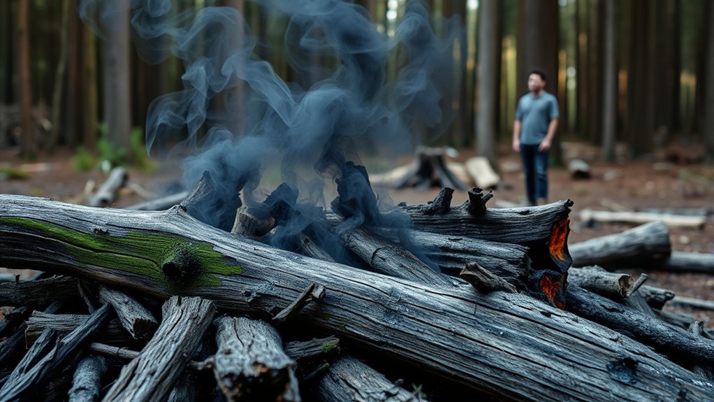 toxic fumes from burning