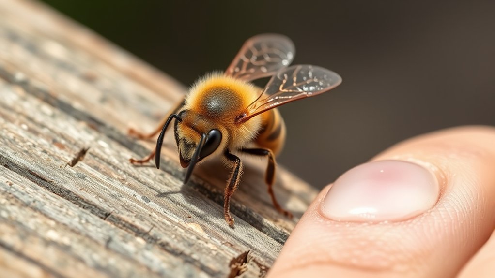 treating a wood bee sting