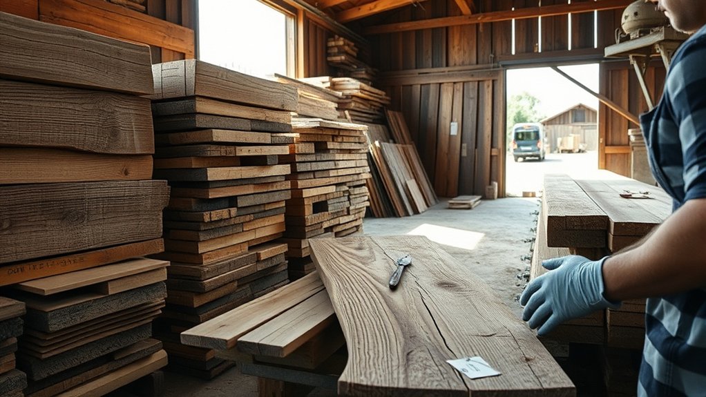 unique artisanal reclaimed wood