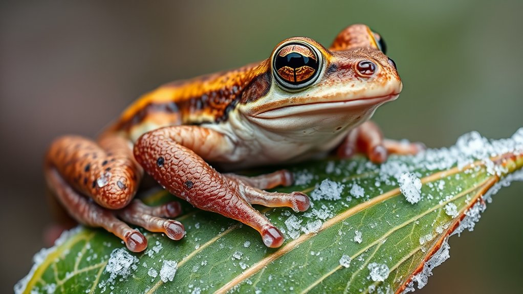 urea protects frozen frogs