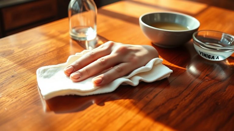 vinegar cleaning for wood