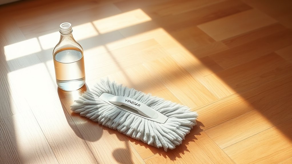 vinegar for wood floor cleaning