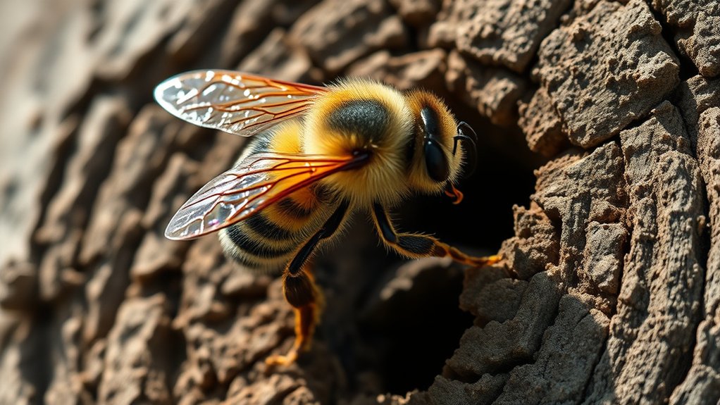 wood bees cannot sting