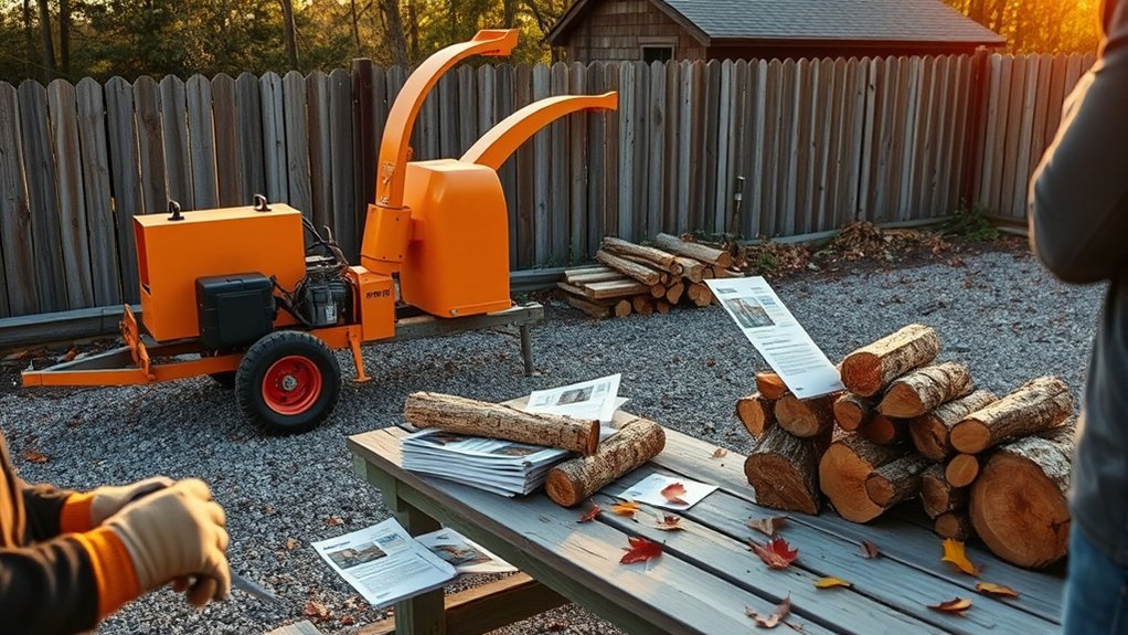 wood chipper rental costs