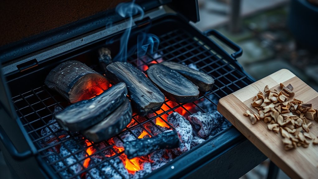 wood smoke enhances flavor complexity