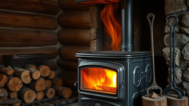 wood stove temperature safety