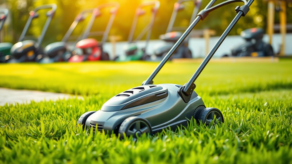 adjustable portable safe mower