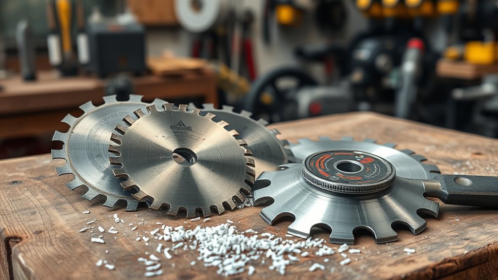blade material grit fit
