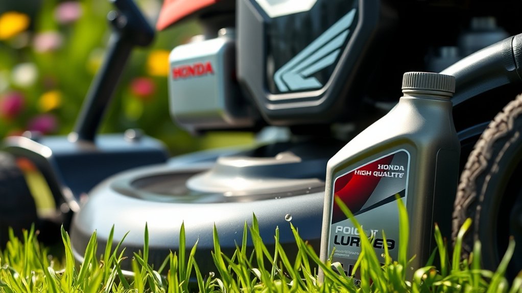 choosing appropriate mower oil