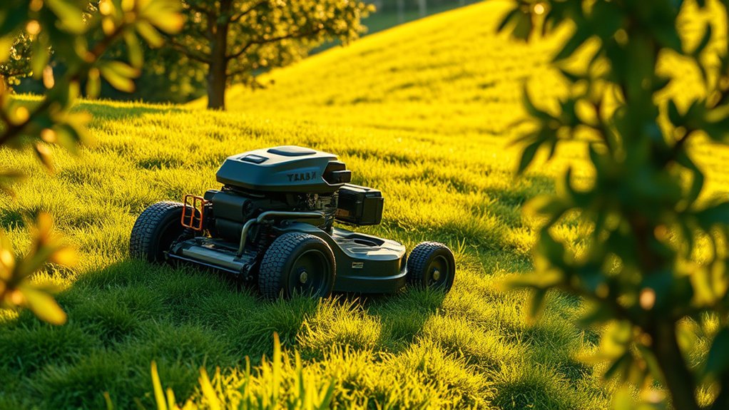 choosing effective hilly lawn mowers