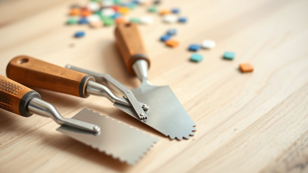 choosing the right mosaic trowel