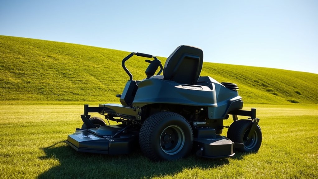 mowing efficiency and comfort