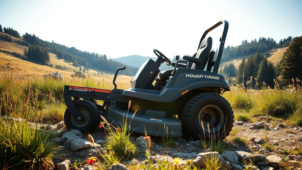 rough terrain mower features