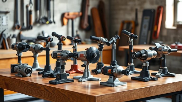 top angle grinder stands