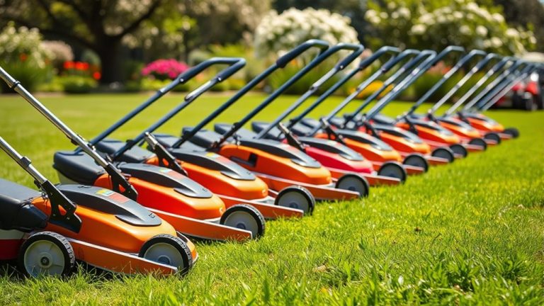 top bagging push mowers