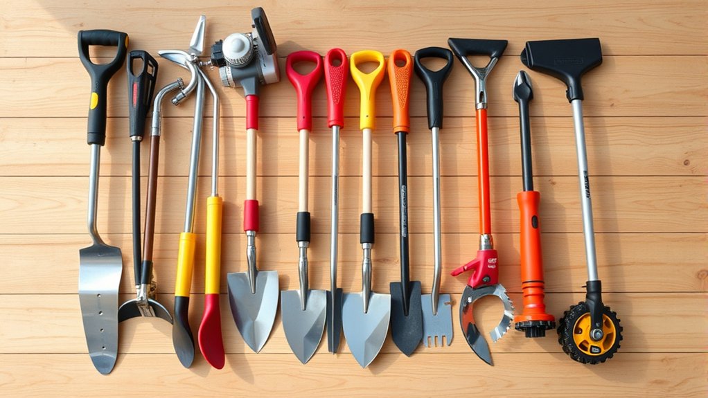 top edger and trencher tools