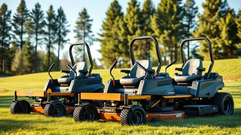 top flip up deck mowers