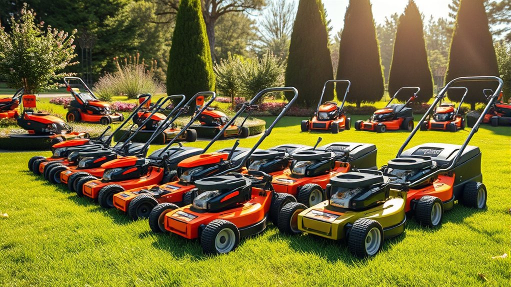 top fwd lawn mowers