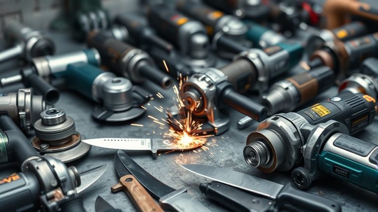 top knife making angle grinders