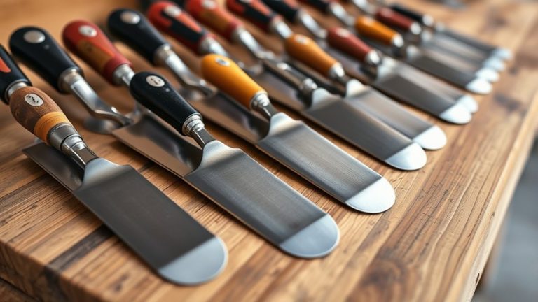 top margin trowel selections