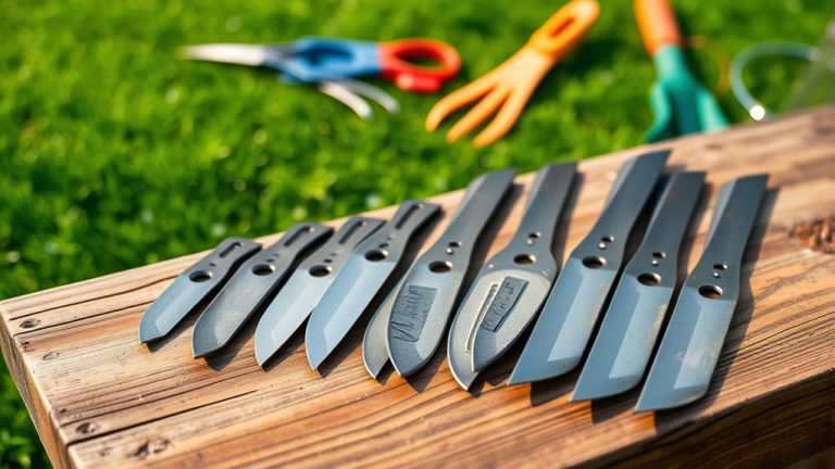 top mower mulching blades