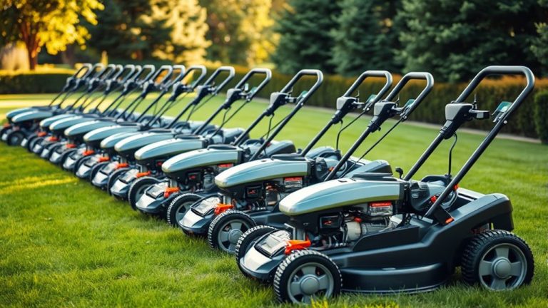 top propelled lawn mowers