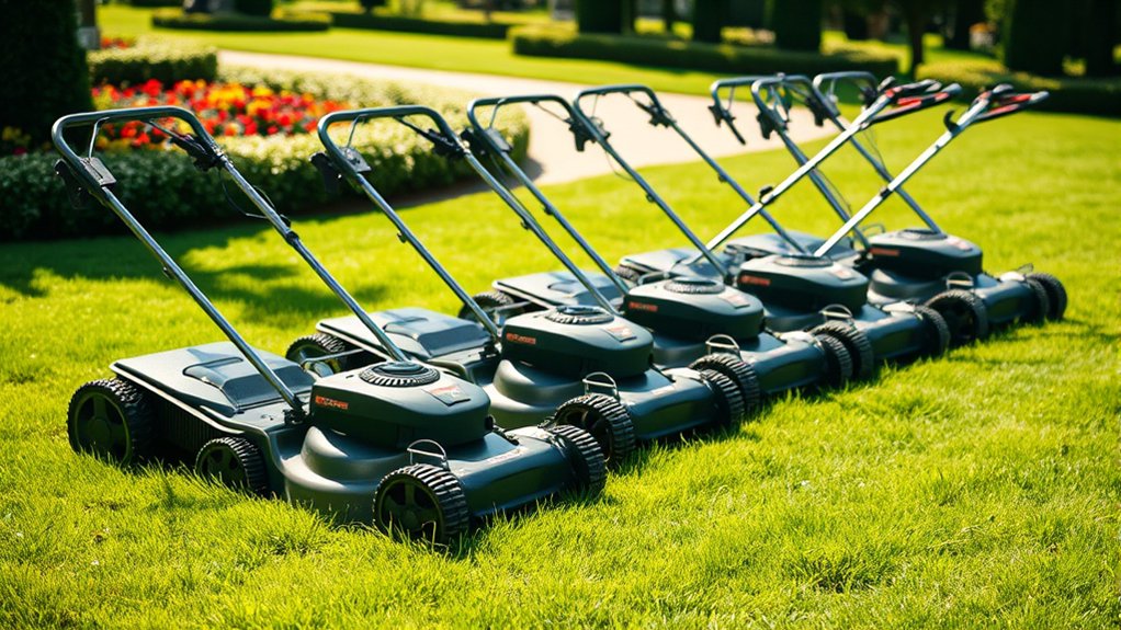 top rear wheel mowers