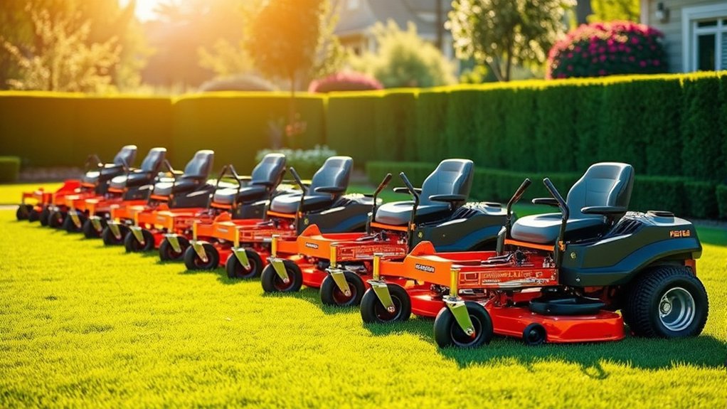 top residential zero turn mowers