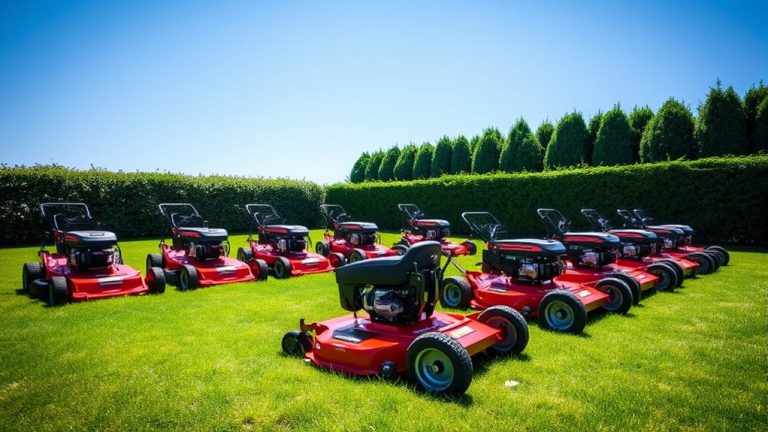 top wide deck mowers
