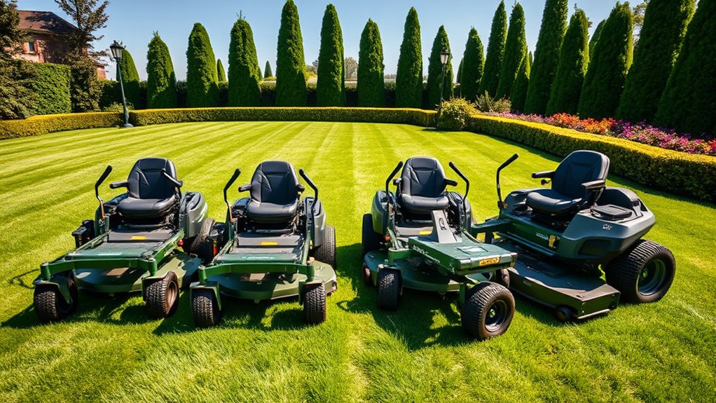 top zero turn mowers